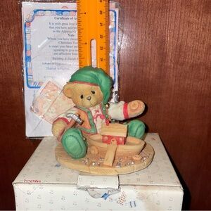 🎄New Cherished Teddies Yule Figurine